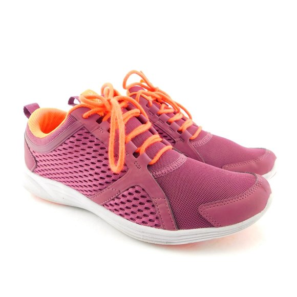 VIONIC Purple Orange Race-up Trainer Sneakers 9 - Picture 1 of 6